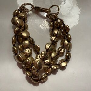 Lucky Brand Gold Multi-Strand Bracelet